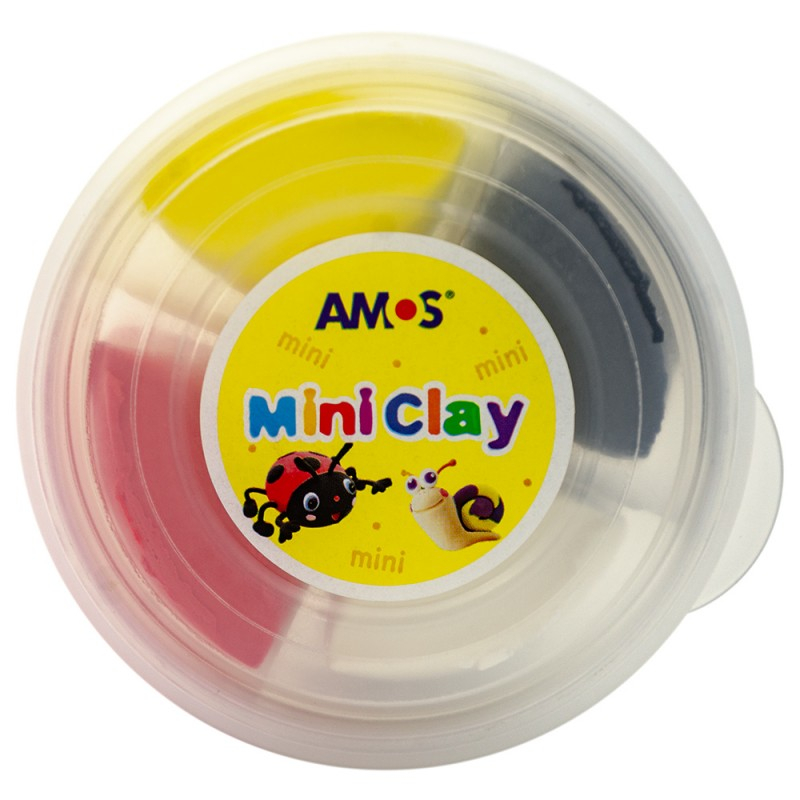 Plastilina Amos iClay 30g 4 culori/cutie Albina [2]