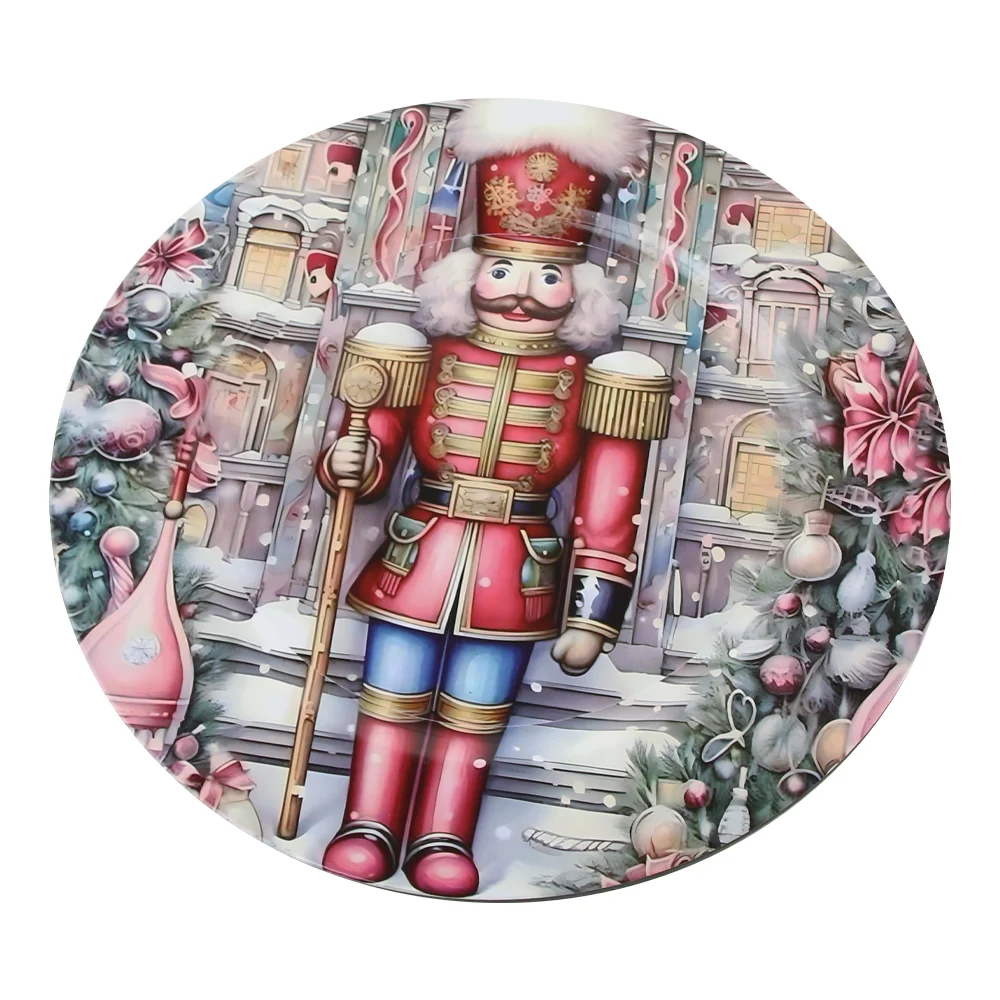 Platou de Craciun din plastic 33cm spargator de nuci [1]