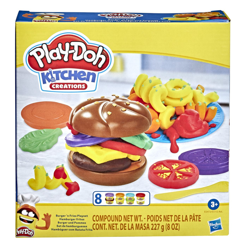 PLAY DOH KITCHEN CREATIONS SET DE GATIT HAMBURGER [1]
