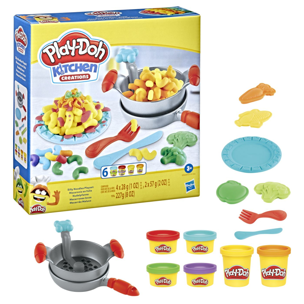 PLAY DOH KITCHEN CREATIONS SET DE GATIT PASTE [6]