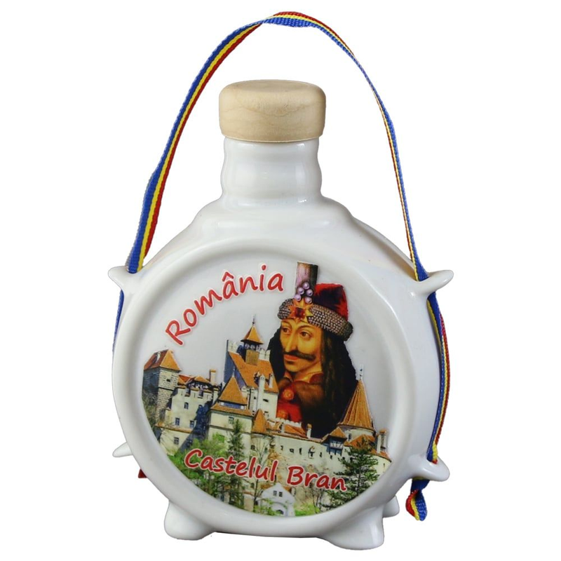 Plosca din ceramica 7x10 cm Castelul Bran Romania [1]