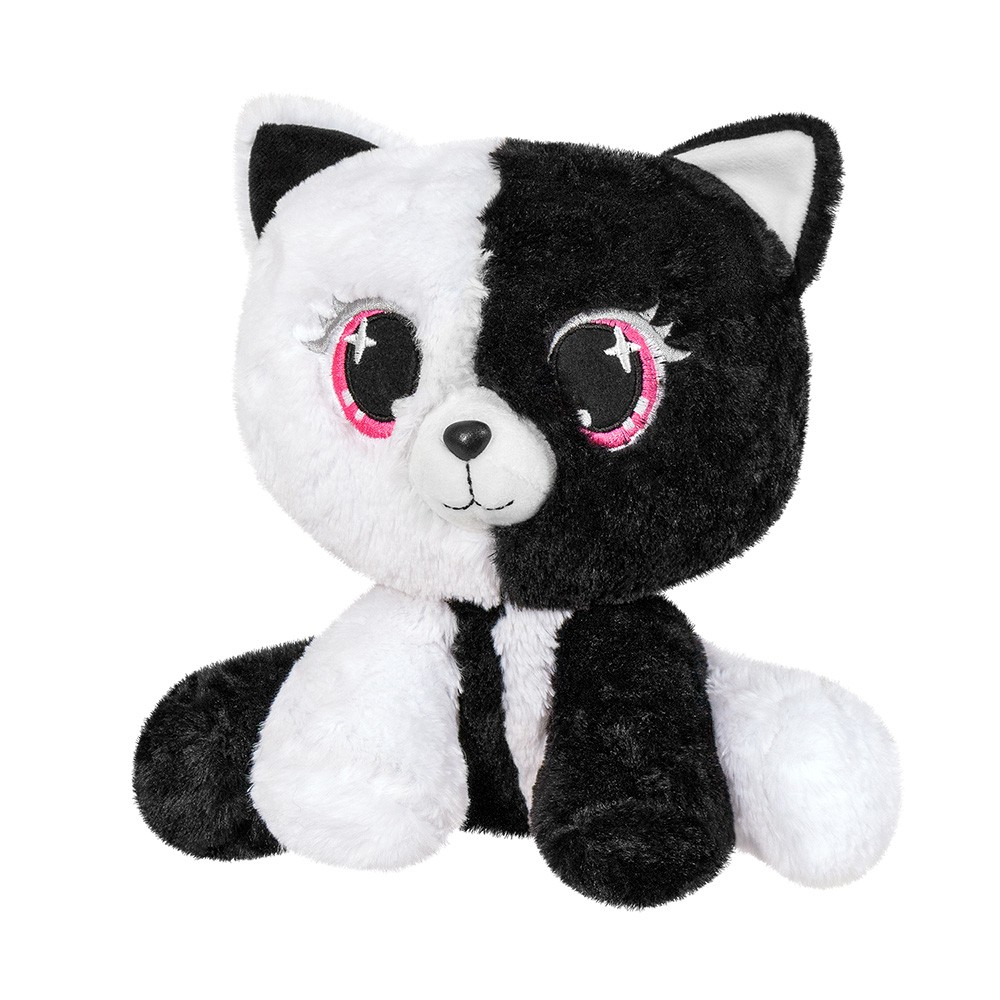 PLUS PISICA NEGRU CU ALB 25CM [1]