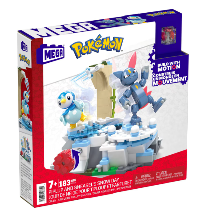 Set de constructie Mega Pokemon Piplup and Sneasels Snow Day 183 piese [2]