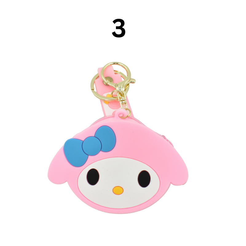 Portmoneu Copii Silicon Cu Breloc si Fermoar [5]