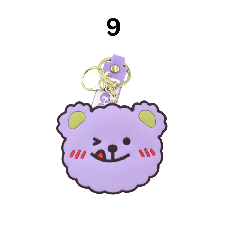 Portmoneu Copii Silicon Cu Breloc si Fermoar [11]