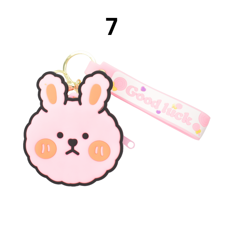 Portmoneu Copii Silicon Cu Breloc si Fermoar [9]