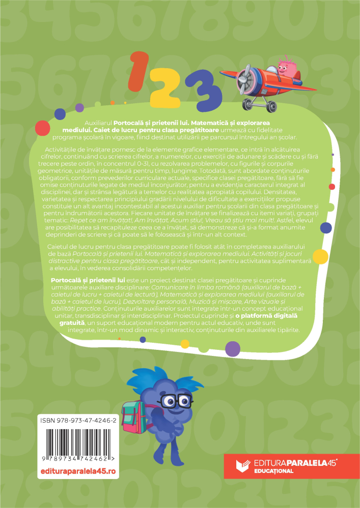 Portocala si prietenii lui. Matematica si explorarea mediului - Caiet de lucru pentru clasa pregatitoare - Adriana Briceag, Ionela Catalina Bogdan [2]