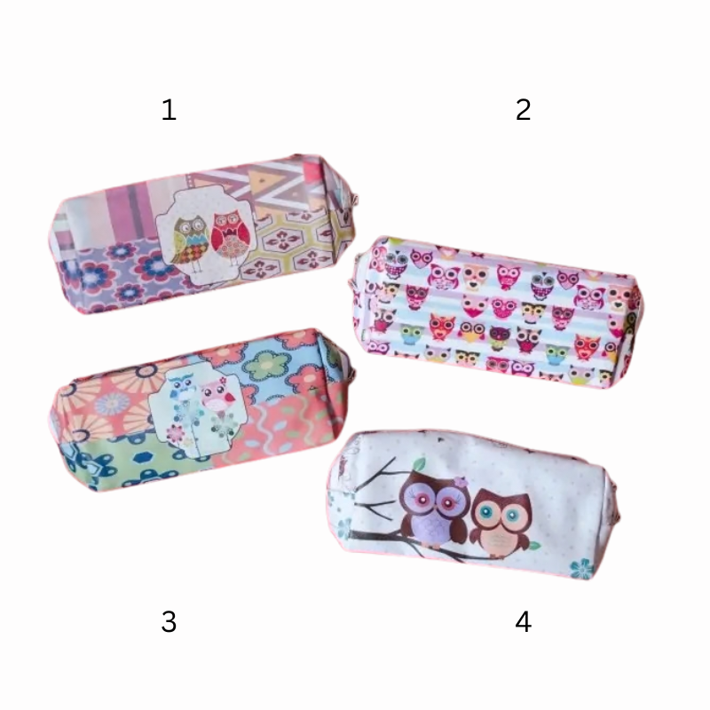 Portofel bufnita plastic 21x10 cm modele diferite [2]