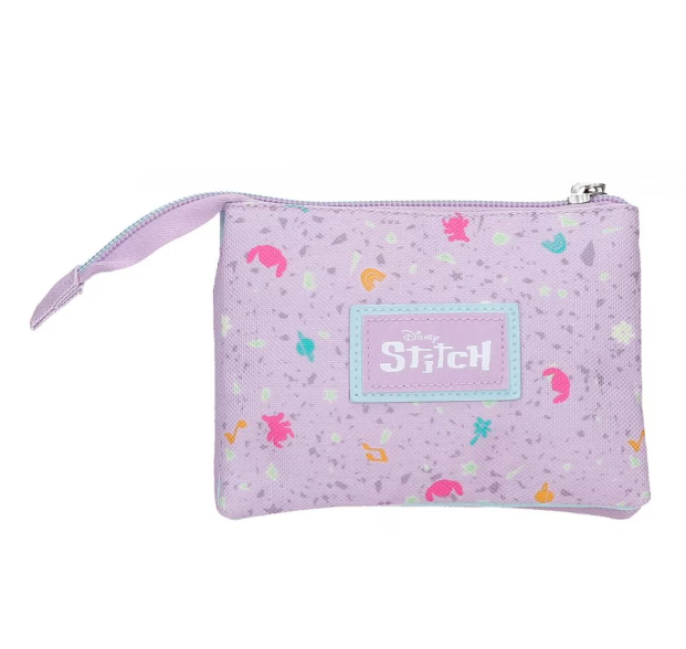 Portofel fete Disney Lovely Stitch 3 compartimente lila 14x10x3.5 cm [2]