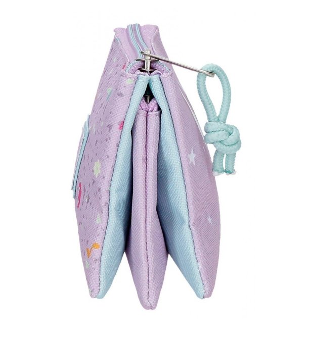 Portofel fete Disney Lovely Stitch 3 compartimente lila 14x10x3.5 cm [3]