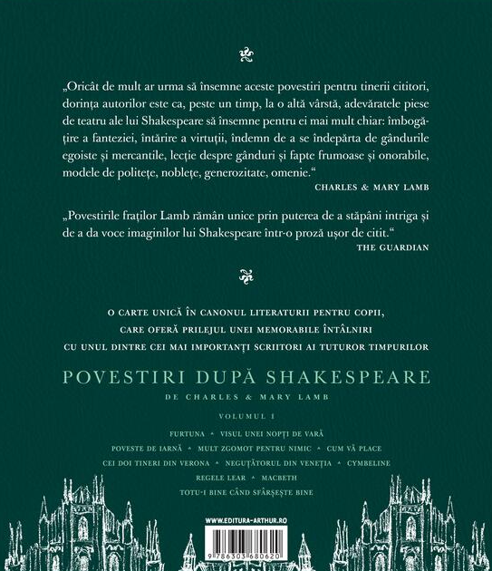 Povestiri dupa Shakespeare, Volumul I - Charles Lamb, Mary Lamb [2]