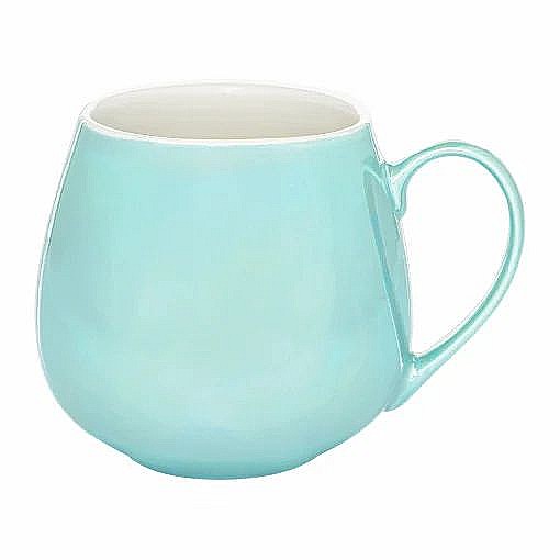 Cana portelan 380 ml design metalic albastru Pearl Ambition [1]
