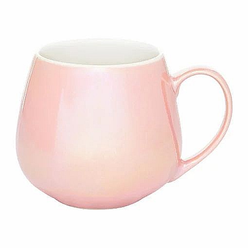 Cana portelan 380 ml design metalic roz Pearl Ambition [1]