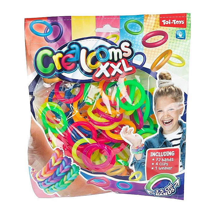 Set creativ elastice xxl neon 72 buc/set toi-toys 35171a [1]