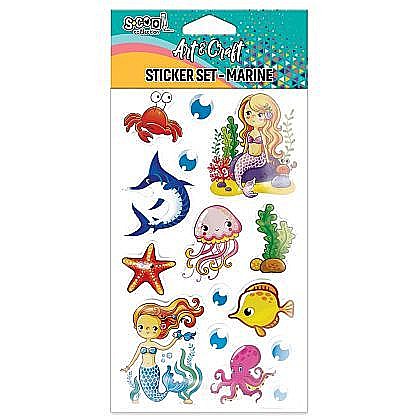 Accesorii craft stickere 3d animale marine s-cool sc2806 [1]