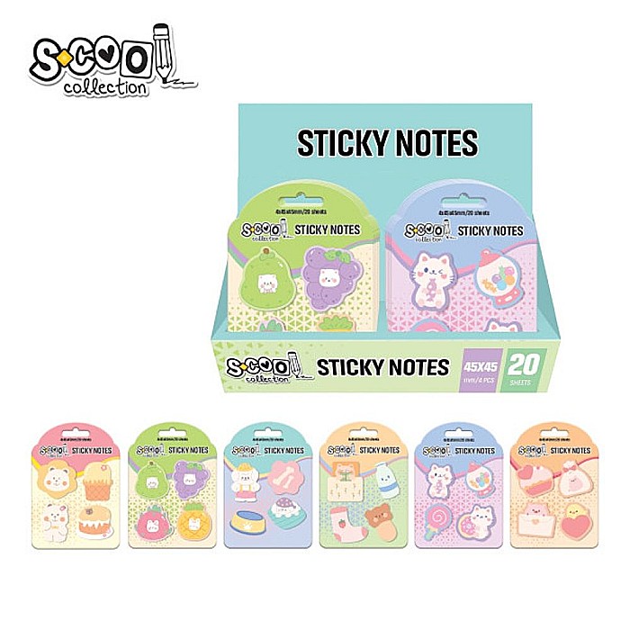 Notes adeziv diverse forme 4x45x45mm sc2834 [1]