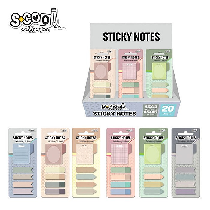 Notes adeziv diverse forme 5x12x45mm sc2833 [1]