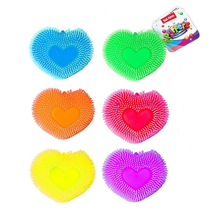 Jucarie pufferz breloc inimioara 7cm toi-toys 35193z [1]