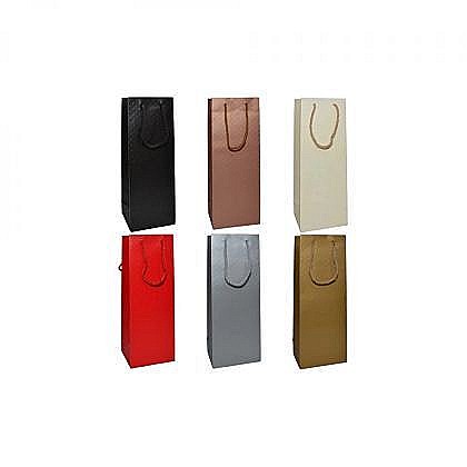 Punga cadou unicolora pt sticle 12x36x9 cm uni-st [1]