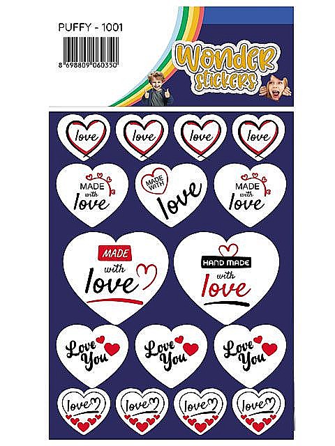 Sticker puffy love series 1001 tanex [1]