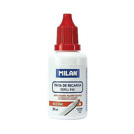 Rezerva cerneala 30ml rosu marker tabla magnetica Milan [1]