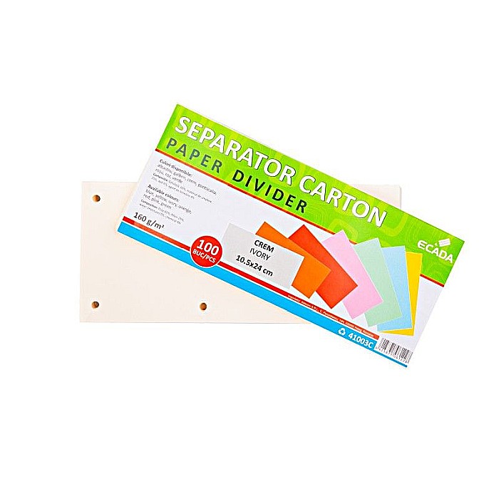 Separator carton 10.5x24cm 160g set 100 crem ecada [1]