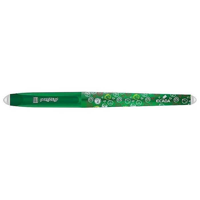 Pix cu gel si radiera Disparel 0.7 mm verde Ecada [1]