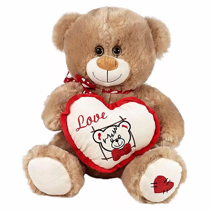 Urs inima maro 30cm 040194-2 [1]