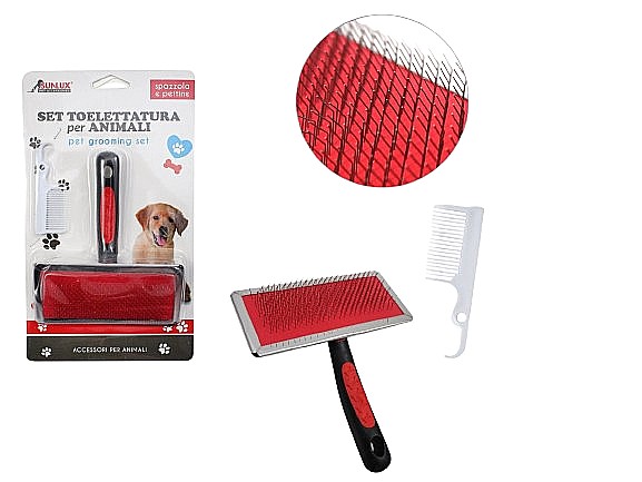Set pieptene si perie pentru animale 7862573 [1]