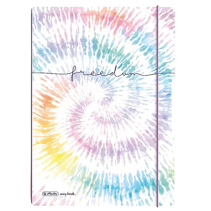 Caiet My.Book flex A4 2x40 file dictando + matematica New Batik Freedom Herlitz [1]