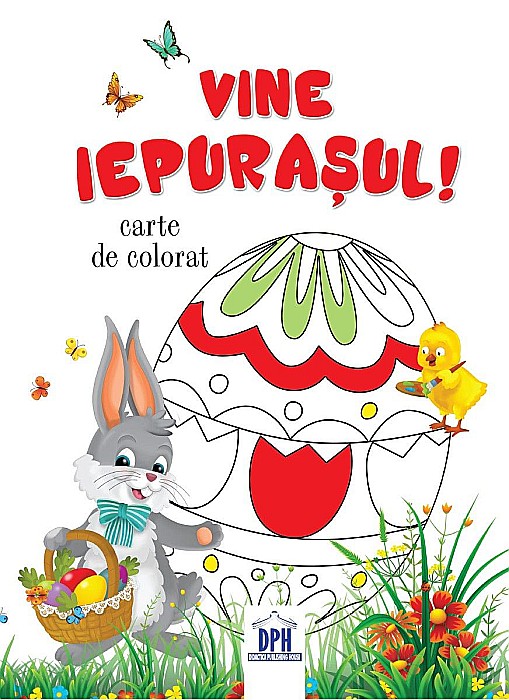 Vine iepurașul! Carte de colorat [1]