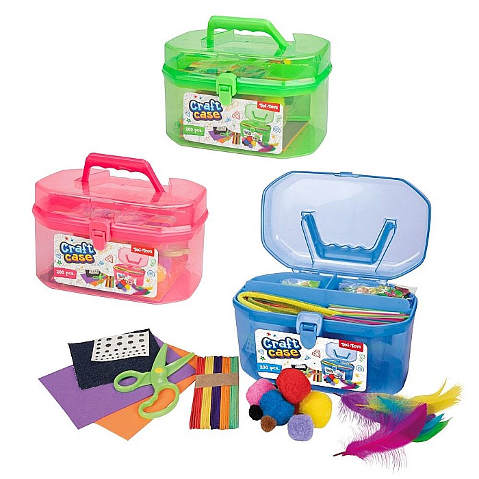 Servieta cu accesorii craft 200 piese/set - toi-toys 47807z [1]