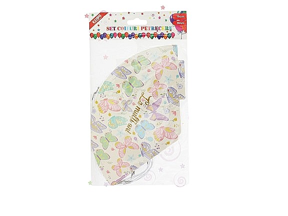 Set coifuri party fluturi 16cm 6buc 082586 [1]