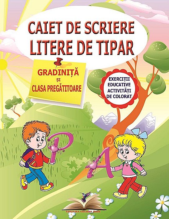 Caiet de scriere litere de tipar - Clasa Pregatitoare - Dumitrela Costan  [1]