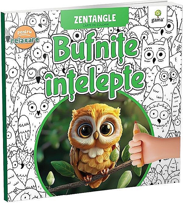 Bufnițe înțelepte. Carte de colorat [1]