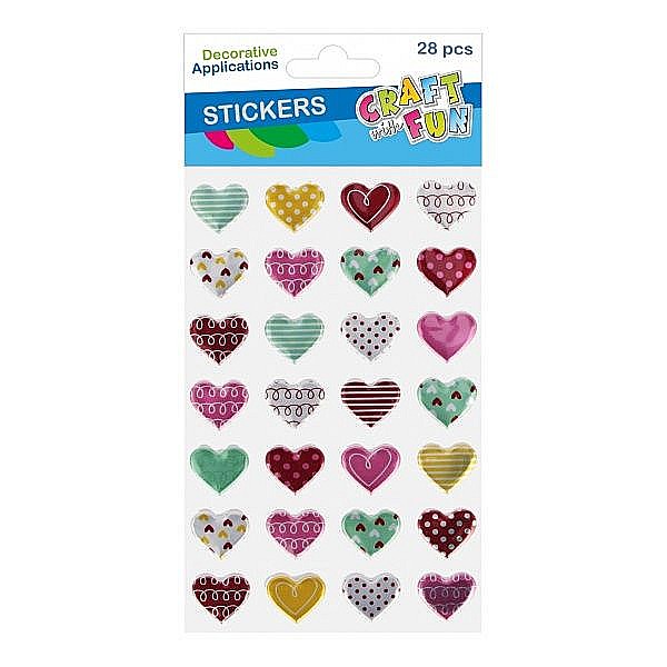 Accesorii creatie sticker autoadeziv inimi div cul a2366 [1]