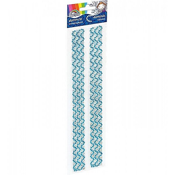 Accesorii creatie diamante autoadezive 2 dantele bleu a1235 [1]