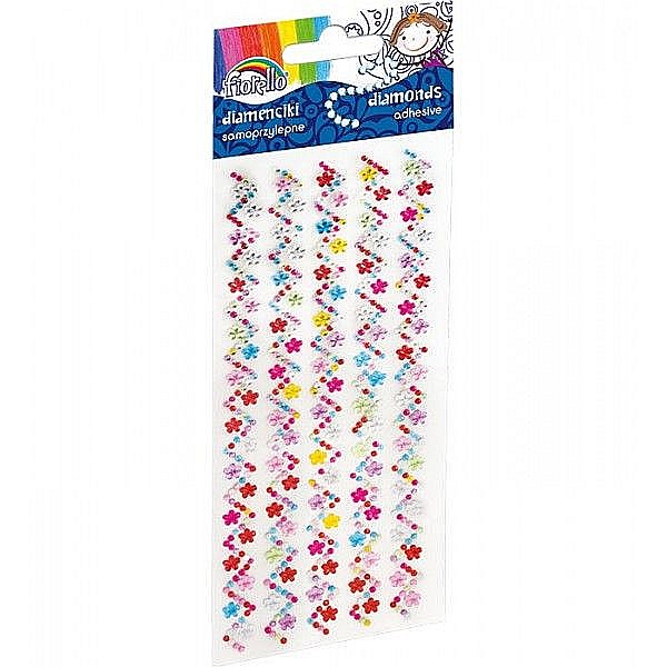 Accesorii creatie diamante autoadezive 5 dantele flori 25cm [1]