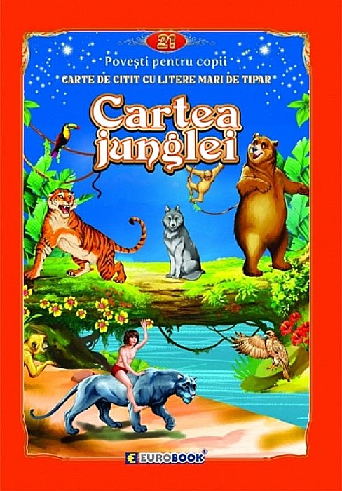 Cartea junglei. Carte de citit cu litere mari de tipar [1]