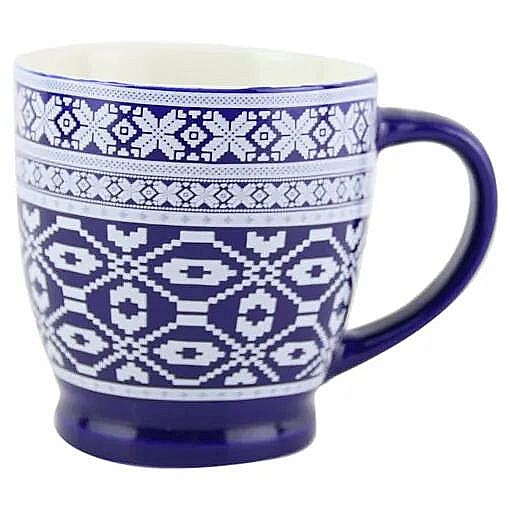 Cana ceramica cu motive traditionale romanesti 200 ml albas [1]