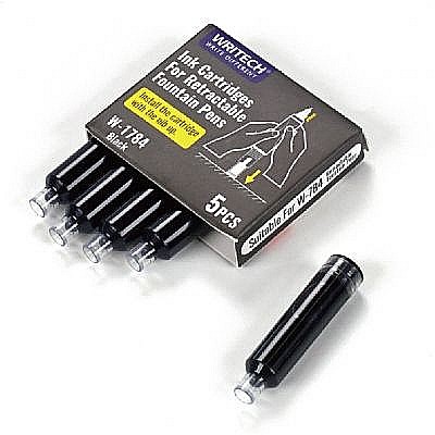 Set 5 patr cern pt stilou retr writech negru w-784/5-black [1]