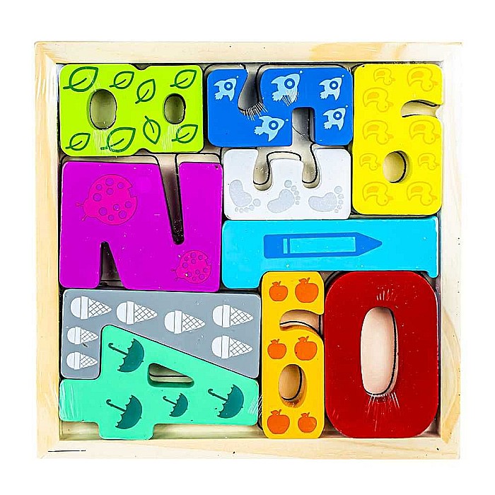 Puzzle din lemn tetris-cifre 7252-1 [1]