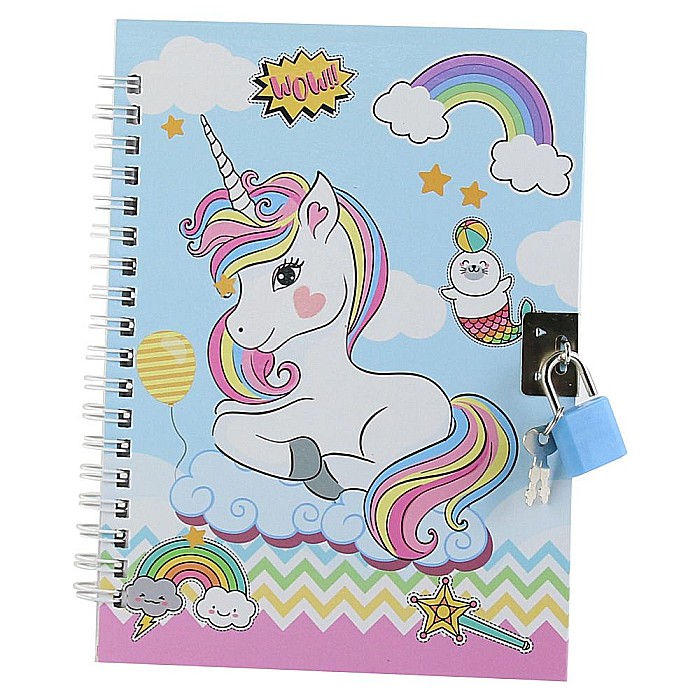 Agenda cu lacat unicorn 13x18cm 816 [1]