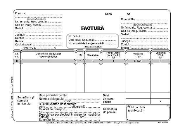 Factura a5 3exemplare autocopiativ neperson. Coperta [1]