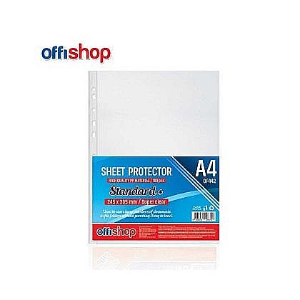 Folie protectie A4 super clear 100mic 100/set OF442 [1]