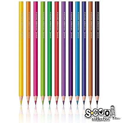 Creioane Color Triunghiulare 12 Culori SC003 [1]