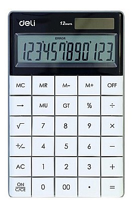 Calculator birou 12dig modern alb deli dle1589w+++ [1]