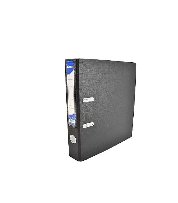 Biblioraft plastifiat, 50mm, culoare negru, Noki [1]