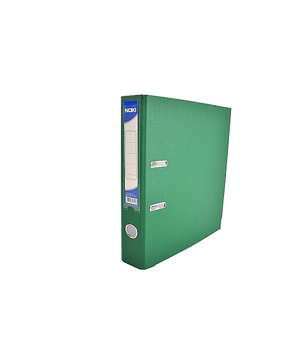 Biblioraft plastifiat, 50mm, culoare verde, Noki [1]