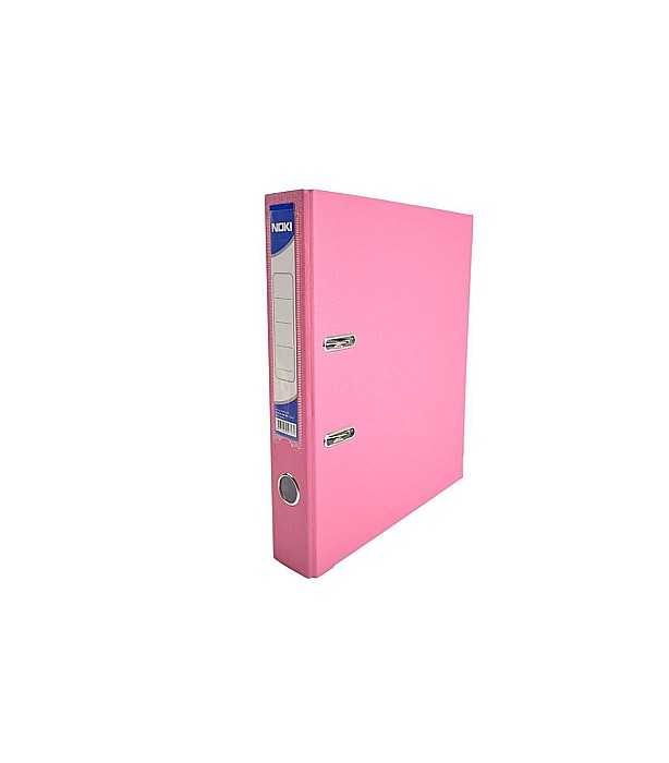 Biblioraft plastifiat, 50mm, culoare roz, Noki [1]